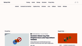 What Backupotak.com website looked like in 2022 (2 years ago)
