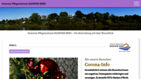 What Badener-berg.de website looked like in 2022 (1 year ago)