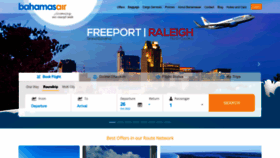 What Bahamasair.com website looked like in 2022 (1 year ago)