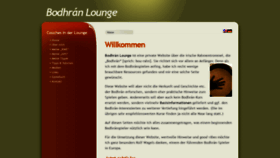 What Bodhran-lounge.de website looked like in 2022 (1 year ago)