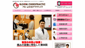 What Bloom-chiro.com website looked like in 2022 (1 year ago)