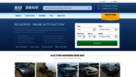 What Bidndrive.com website looked like in 2022 (1 year ago)