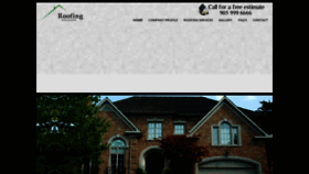What Burlingtonroofingcontractor.com website looked like in 2022 (1 year ago)
