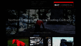 What Bayroofing.ca website looked like in 2022 (1 year ago)