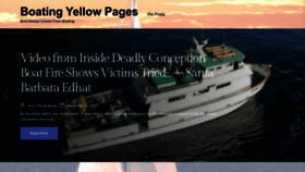 What Boatingyellowpages.com website looked like in 2022 (1 year ago)