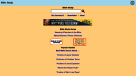 What Biblestudy.org website looked like in 2022 (2 years ago)