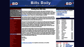 What Billsdaily.com website looked like in 2022 (1 year ago)
