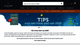 What Boekhandelvandervelde.nl website looked like in 2022 (1 year ago)