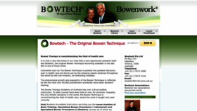 What Bowtech.com website looked like in 2023 (1 year ago)