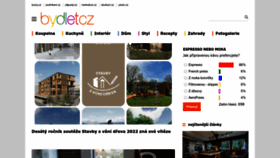What Bydlet.cz website looked like in 2023 (1 year ago)