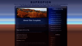 What Bupropion.life website looked like in 2023 (1 year ago)