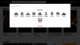 What Bookmyshow.com website looked like in 2023 (2 years ago)