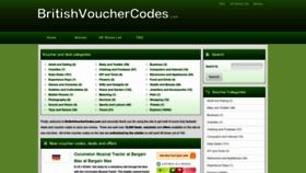 What Britishvouchercodes.com website looked like in 2023 (1 year ago)