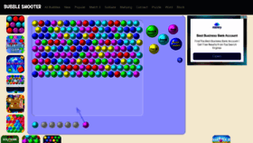 What Bubbleshooter.net website looked like in 2023 (3 years ago)