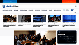 What Biobiochile.cl website looked like in 2023 (1 year ago)
