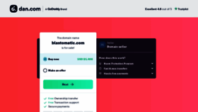 What Blastomatic.com website looked like in 2023 (1 year ago)