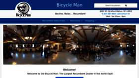 What Bicycleman.com website looked like in 2023 (1 year ago)