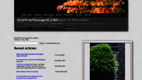 What Bonsai4me.com website looked like in 2023 (1 year ago)