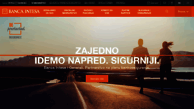 What Bancaintesa.rs website looked like in 2023 (2 years ago)