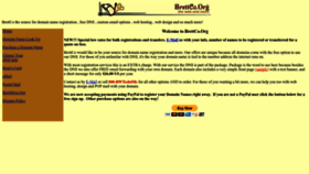 What Brettco.org website looked like in 2023 (1 year ago)
