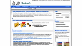 What Bookmark-favoriten.com website looked like in 2023 (1 year ago)