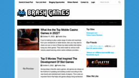 What Brashgames.co.uk website looked like in 2023 (1 year ago)