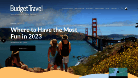 What Budgettravel.com website looked like in 2023 (1 year ago)