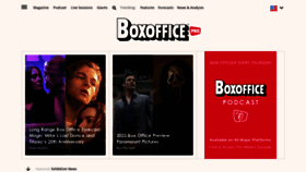 What Boxofficepro.com website looked like in 2023 (1 year ago)