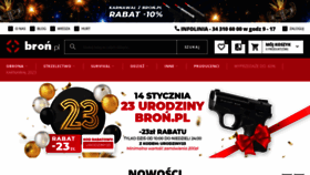 What Bron.pl website looked like in 2023 (1 year ago)