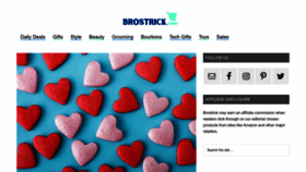 What Brostrick.com website looked like in 2023 (1 year ago)