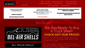 What Belairshells.com website looked like in 2023 (1 year ago)
