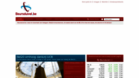 What Beursduivel.be website looked like in 2023 (1 year ago)