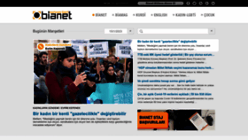 What Bianet.org website looked like in 2023 (1 year ago)