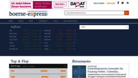 What Boerse-express.com website looked like in 2023 (1 year ago)