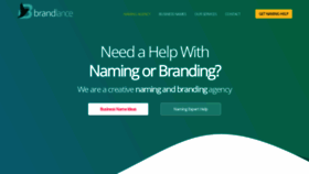 What Brandlance.com website looked like in 2023 (1 year ago)