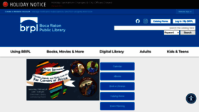 What Bocalibrary.org website looked like in 2023 (1 year ago)