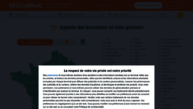 What Brocabrac.fr website looked like in 2023 (1 year ago)
