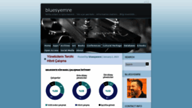 What Bluesyemre.com website looked like in 2023 (1 year ago)