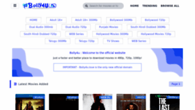 What Bolly4u.team website looked like in 2023 (1 year ago)