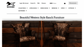 What Backattheranchfurniture.com website looked like in 2023 (2 years ago)