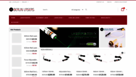 What Berlinlasers.com website looked like in 2023 (1 year ago)