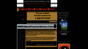What Blackpreachersermon.com website looked like in 2023 (1 year ago)