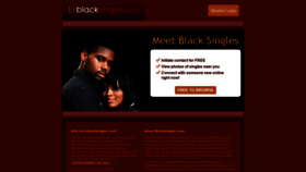 What Blacksingles.com website looked like in 2023 (1 year ago)
