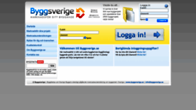 What Byggsverige.se website looked like in 2023 (1 year ago)