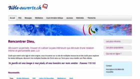 What Bible-ouverte.ch website looked like in 2023 (2 years ago)