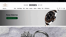 What Birks.com website looked like in 2023 (1 year ago)