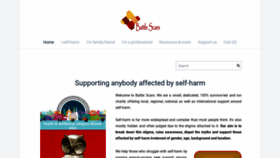What Battle-scars-self-harm.org.uk website looked like in 2023 (1 year ago)