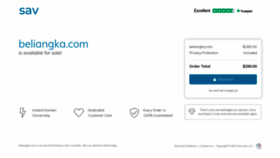 What Beliangka.com website looked like in 2023 (1 year ago)