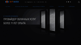 What Bitweb.ru website looked like in 2023 (1 year ago)