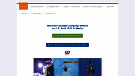 What Bungee-berlin.de website looked like in 2023 (1 year ago)